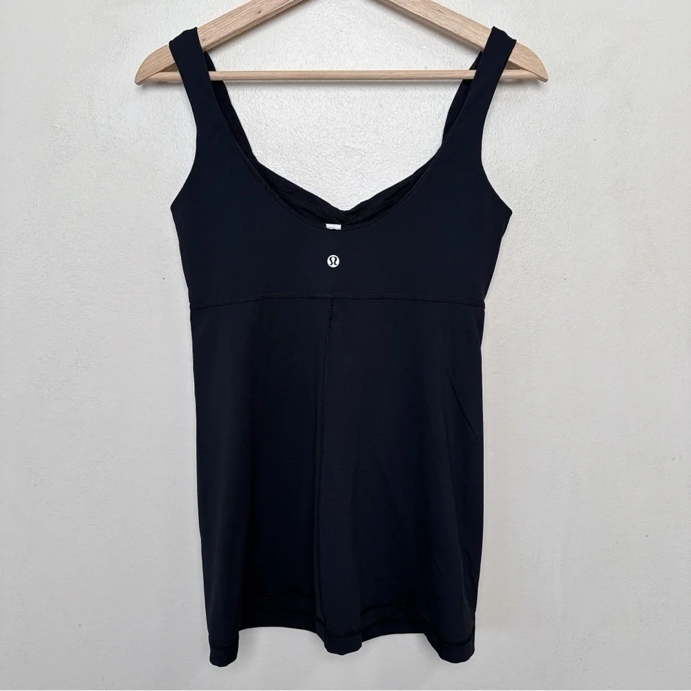 Lululemon Womens 8 Aria Tank II In Black Top